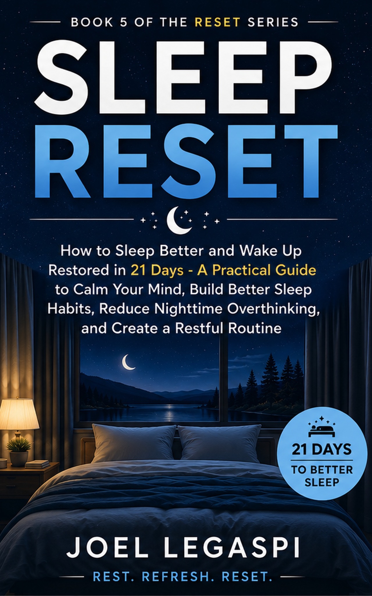 SLEEP RESET Kindle cover