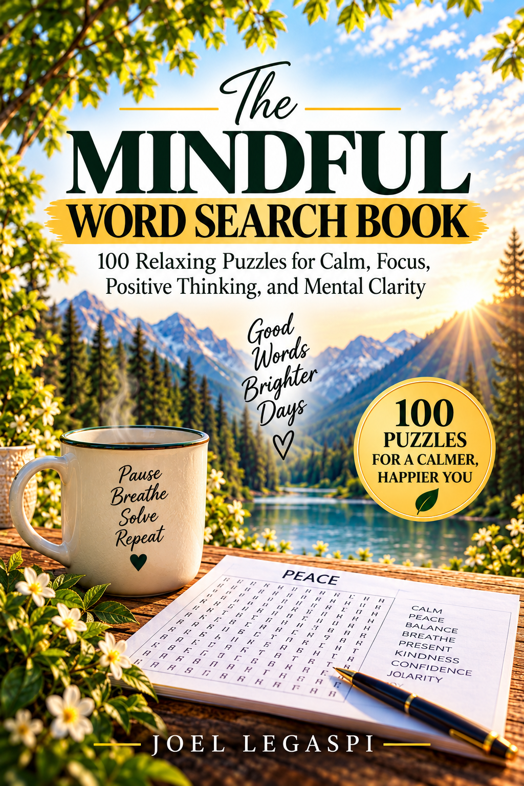 The Mindful Word Search Book by Joel Legaspi